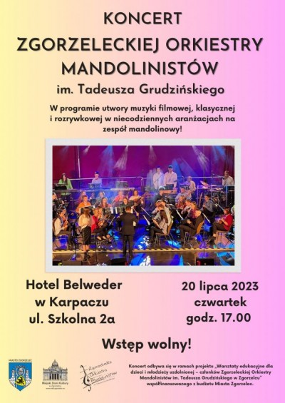 Koncert Zgorzeleckiej Orkiestry Mandolinistów
