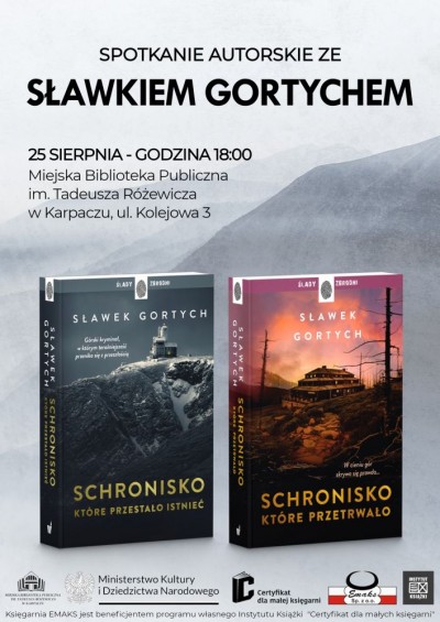 Spotkanie autorskie ze Sławkiem Gortychem