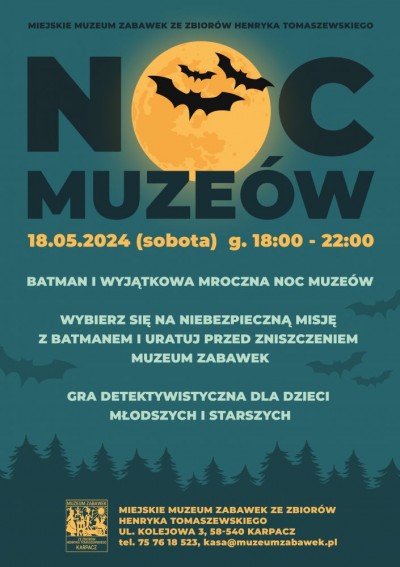 Noc Muzeów w Muzeum Zabawek