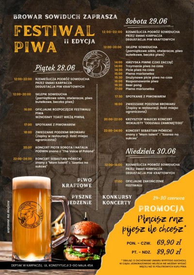 Festiwal Piwa w Browarze Sowiduch