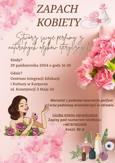 Warsztaty Zapach kobiety