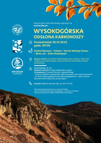 Wycieczka geomorfologiczna Wysokogórska odsłona Karkonoszy