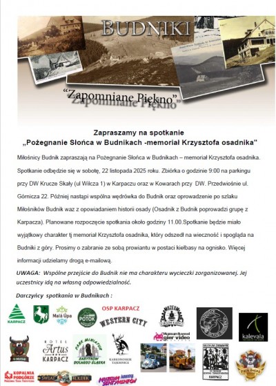 „Pożegnanie Słońca w Budnikach – memoriał Krzysztofa osadnika”