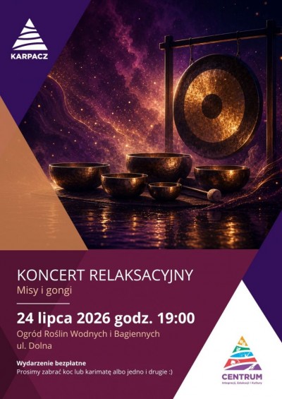 Koncert Mis i Gongów w Ogrodzie Roślin Wodnych i Bagiennych