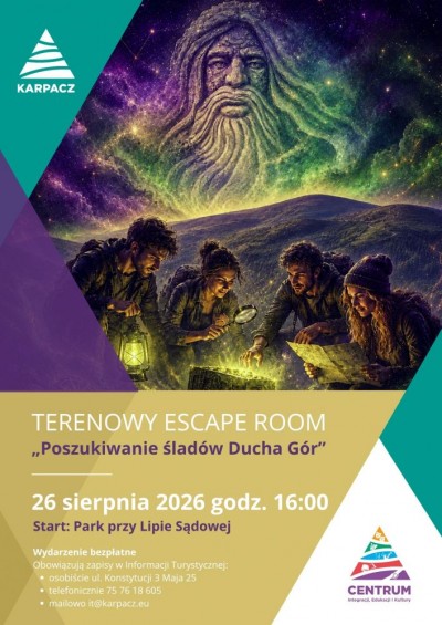 Terenowy Escape Room „Poszukiwanie śladów Ducha Gór”