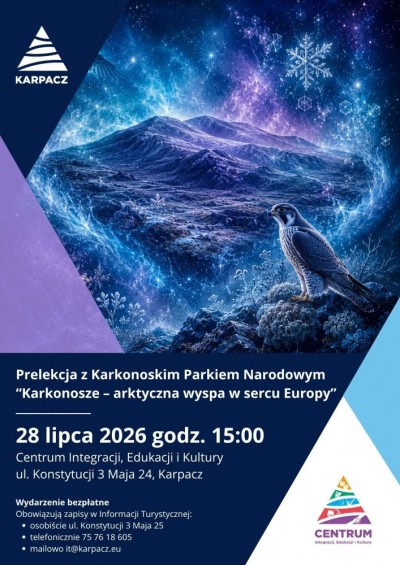 Prelekcjez Karkonoskim Parkiem Narodowym Karkonosze – arktyczna wyspa w sercu Europy