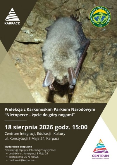 Prelekcja Nietoperze – życie do góry nogami