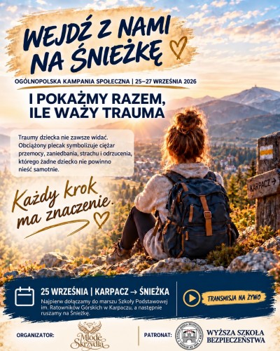 Wejście na Śnieżkę w ramach kampanii Fundacji Młode Skrzydła