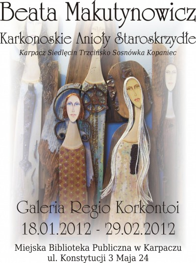 Miejska Biblioteka Publiczna zaprasza na wystawę Karkonoskie Anioły Staroskrzydłe.