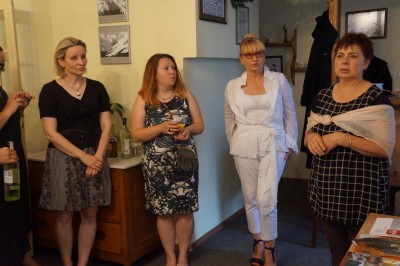 Otwarcia plenerowego wernisażu prac Małgorzaty Andrzejewskiej
