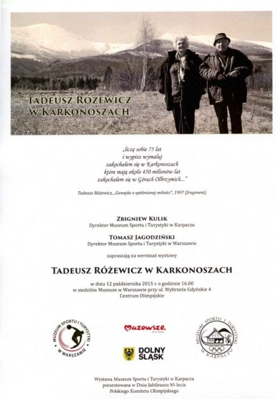 Tadeusz Różewicz w Karkonoszach