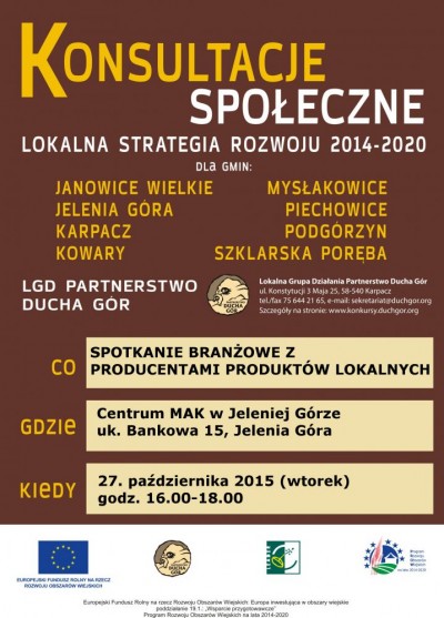 Spotkanie branżowe dla PRODUCENTÓW LOKALNYCH