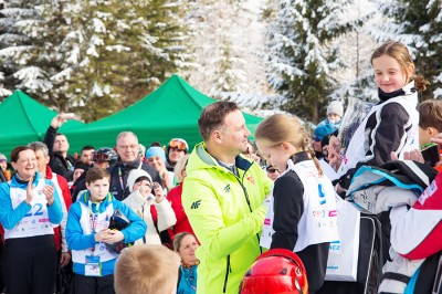 Prezydent RP otworzył Mistrzostwa Polski Parlamentarzystów i Samorządowców w Narciarstwie Alpejskim w Karpaczu