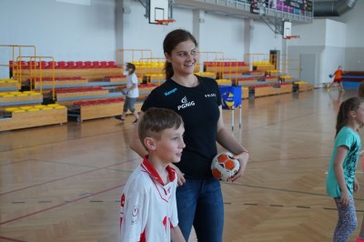 Gwiazda reprezentacji Polski odwiedziła uczniów Zespołu Szkół w Karpaczu