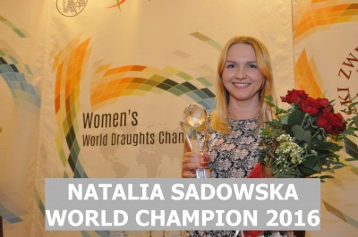 Natalia Sadowska mistrzynią świata w warcabach!