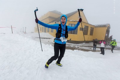 Zima, silny wiatr, lodowa pustynia... czyli V Zimowy Ultramaraton Karkonoski