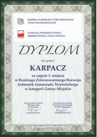 Karpacz w czołówce gmin miejskich w Polsce