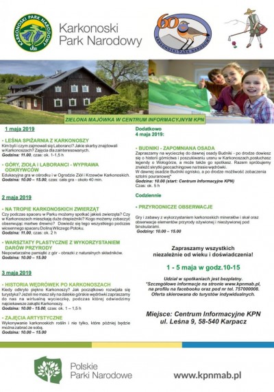 Majówka z Karkonoskim Parkiem Narodowym