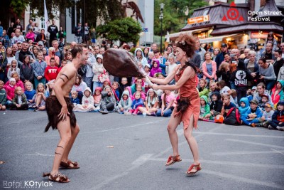 Jan Nowicki i zespół Raz Dwa Trzy na Open Street Festival w Karpaczu