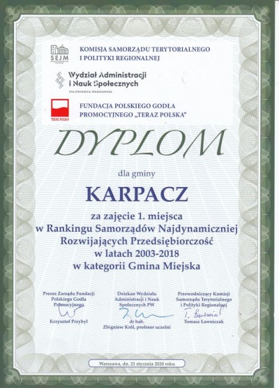 Karpacz liderem rankingu jednostek samorządu terytorialnego