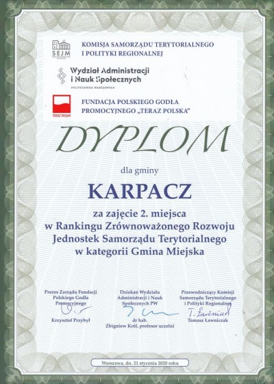 Karpacz liderem rankingu jednostek samorządu terytorialnego