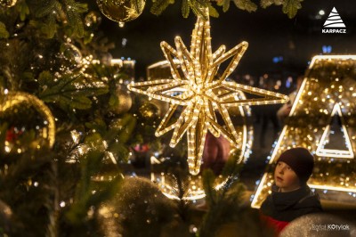 Uroczyste rozświetlenie świątecznych iluminacji