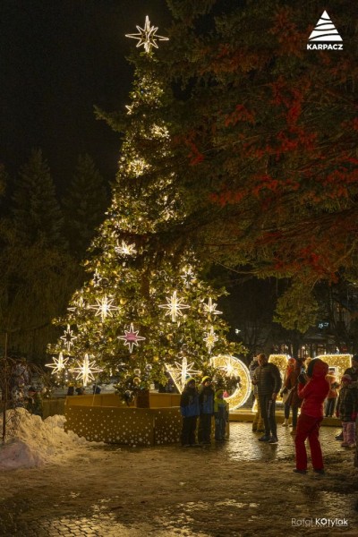 Uroczyste rozświetlenie świątecznych iluminacji