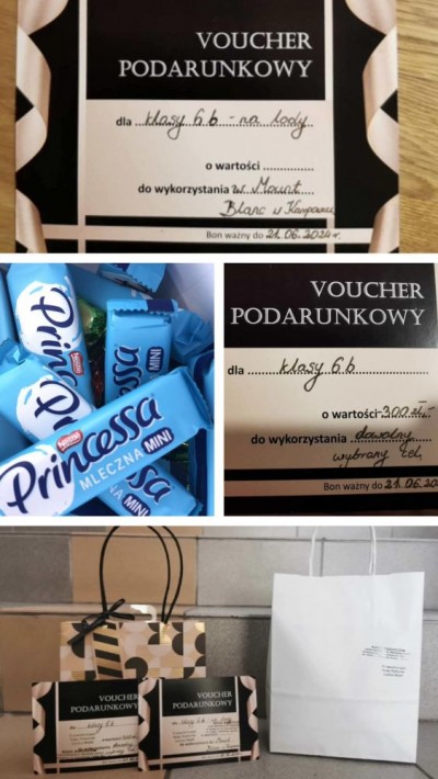 Podziękowania Rady Rodziców Szkoły Podstawowej