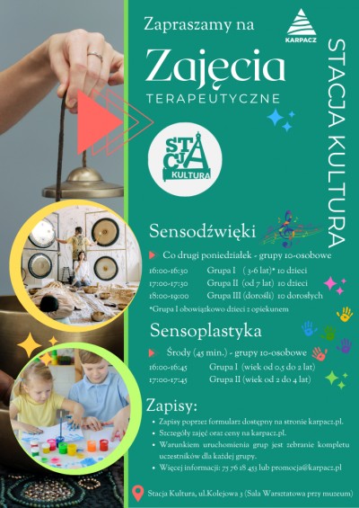 SENSODŹWIĘKI - zajęcia terapeutyczne w Karpaczu