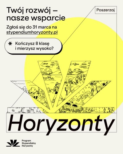 Programu Stypendialny Horyzonty dla ósmoklasistów