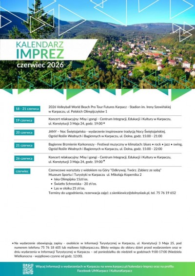 KALENDARZ IMPREZ - CZERWIEC
