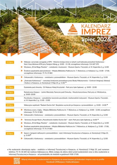 KALENDARZ IMPREZ - LIPIEC
