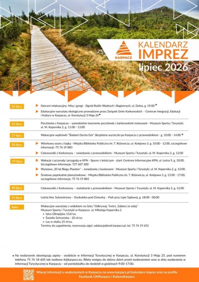 KALENDARZ IMPREZ - LIPIEC