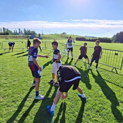 Pierwszy trening w ramach projektu „Wspólnie trenujemy i rywalizujemy”.