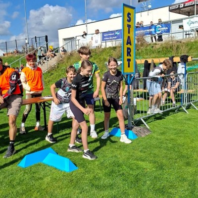 Pierwszy trening w ramach projektu „Wspólnie trenujemy i rywalizujemy”.