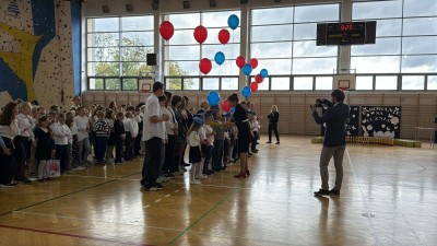 Pasowanie pierwszoklasistów w Szkole Podstawowej w Karpaczu