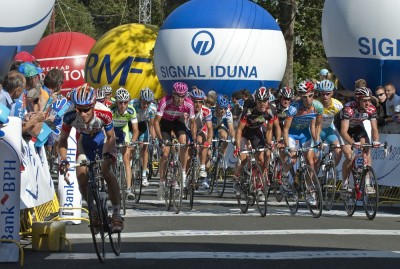 THE FINISH LINE OF TOUR de POLOGNE